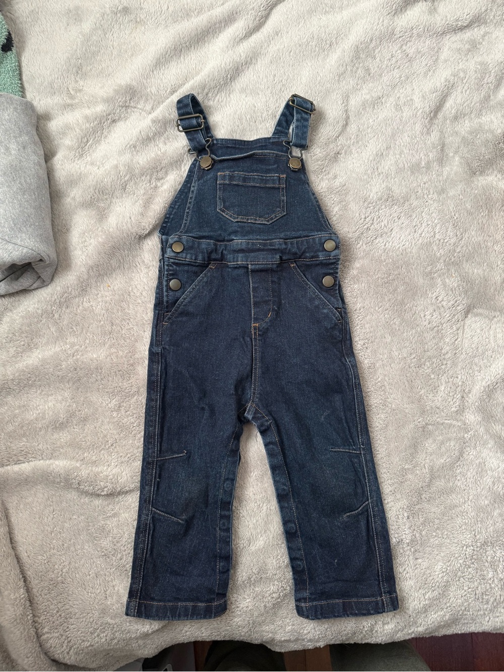 Hannah Anderson Blue Denim Overalls toddler boy